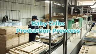 Craft Child Wooden Baby Cribs Production Process  Cribs Supplier  Baby Furniture Manufacturer [upl. by Nodyroc]