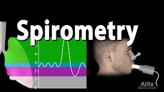 Spirometry Lung Volumes amp Capacities Restrictive amp Obstructive Diseases Animation [upl. by Salkin567]