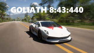 Goliath 843440 my Record Sesto Elemento FE  Forza Horizon 5 [upl. by Yrahcaz]