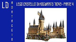 Lego castello di Hogwarts 71043  montaggio parte 4 [upl. by Eecyac]