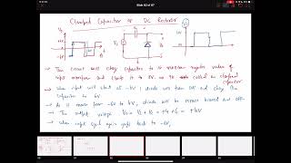 Chapter4 Lecture13 Clamped Capacitor DC Restorer Voltage Doubler [upl. by Poore]