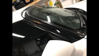 KG S2000  Gloss Black Vinyl Wrap the Windshield Trim [upl. by Aliled103]