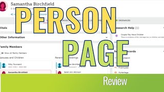 FamilySearchs New Person Page  Genealogy Review [upl. by Winchell]