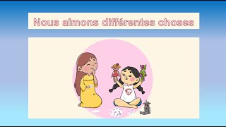 Nous aimons différentes choses  Livre Audio Gratuit  Livre enfants [upl. by Ynots]