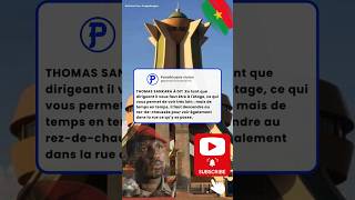 THOMAS SANKARA  citation historique et populaire  SHORTS SHORT shorts short thomassankara [upl. by Adleme]