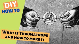 What is Thaumatrope and how to make it [upl. by Sikras538]