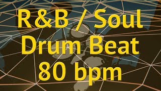 RampB Drum Beat 80bpm  Backing Track  JB Songwriter Drum Tracks 10 [upl. by Anyr]