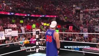 2012 WWE John Cena Returns As Doctor Of Thuganomics WWE RAW 03 12 12 HD [upl. by Anaicilef]