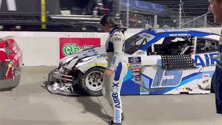 Hailie Deegan Climbs From Destroyed Car After Finishing 18th at Martinsville [upl. by Barden]