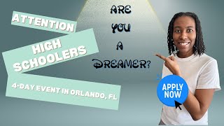 Disney Dreamers Academy Applications are open  High School Students [upl. by Claribel]