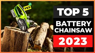 Best Battery Chainsaws 2023 watch before you buy [upl. by Gram637]