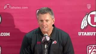 University of Utah  Signing Day 2013 Football Press Conference [upl. by Russell]