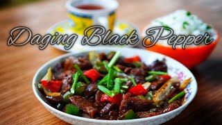 DAGING BLACK PEPPER  Daging masak Lada Hitam [upl. by Scornik]