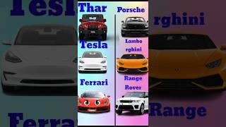 Thar VS Lamborghini VS Ferrari❓shorts dushyantkukreja thar [upl. by Matta234]