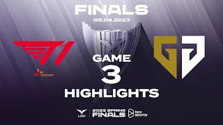 Highlights T1 vs GEN  Game 3  Chung Kết  LCK Mùa Xuân 2023 [upl. by Osnofla]