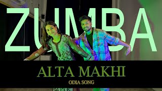 ALTA MAKHI  zumba on odia song  FITNESS  Sambalpuri Song  Choreography by shriandgaurav [upl. by Nuahsar955]