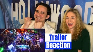 Heroes of the Storm Cinematic Trailers Reaction [upl. by Ambrosia]