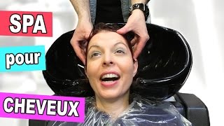 On SOIGNE nos CHEVEUX  HAIR SPA chez le COIFFEUR  Mel amp Alex [upl. by Ellinehc]