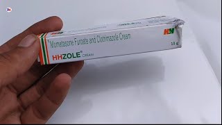 Hhzole Cream  Mometasone Furoate amp Clotrimazole Cream  Hhzole Cream uses benefits review in Hindi [upl. by Anyaj]