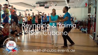 Son Cubano  Reynaldo amp Yaima  quotAqua pa Yemayáquot Salsafestival 2017 [upl. by Arlena]