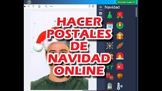 Como hacer postales de Navidad online [upl. by Mattias]