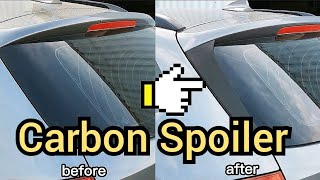 Carbon Spoiler Rear Window Heckspoiler BMW X1 E84 3M 2080 Folieren [upl. by Natfa857]