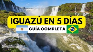 🟢 5 días en las CATARATAS DEL IGUAZÚ  👉 GUÍA COMPLETA Argentina y Brasil 🇦🇷🇧🇷 [upl. by Sseb]