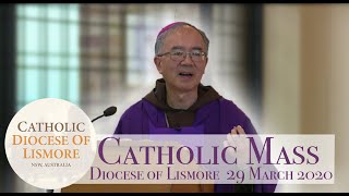 LIVE Catholic Mass  Diocese of Lismore NSW Australia 29 March 2020 [upl. by Jakob531]