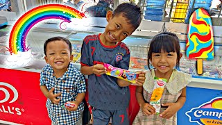 DRAMA BELI ES KRIM DI INDOMARETES KRIM PADDLE POP RAINBOW🌈ES KRIM STRAWBERRYES KRIM MANGGA SOLERO [upl. by Britta926]