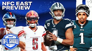 2024 NFL SEASON PREVIEW amp PREDICTIONS NFC EAST  PFF NFL Show [upl. by Aseram]