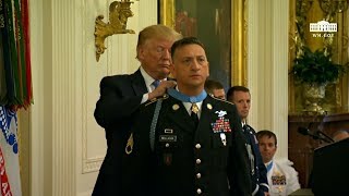 Medal of Honor Ceremony Staff Sgt David G Bellavia [upl. by Sauncho352]