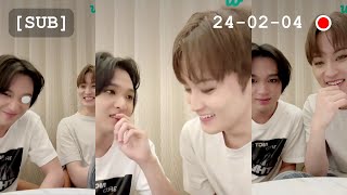 ENG SUB NCT MARK HAECHAN Weverse Live 240204 Letter of Apology 3 amp 35 [upl. by Kire981]