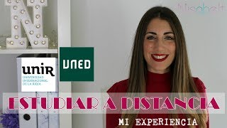 ESTUDIAR A DISTANCIA Mi experiencia en la UNED y UNIR  Nisabelt [upl. by Yellac]