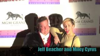 Miley Cyrus unveils Beachers Madhouse in Las Vegas with Adam Lambert [upl. by Aisela]