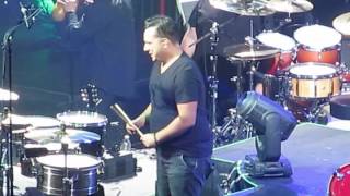 Marc Anthony Live HD on Drums with Jessie Caraballo 2017 Concert NYC Nassau Coliseum [upl. by Ahsienel589]