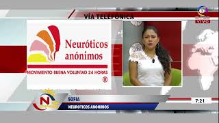 ENTREVISTA CON SOFIA DE NEUROTICOS ANONIMOS ANIVERSARIO DEL MOVIMIENTO BUENA VOLUNTAD 24 HRS [upl. by Venterea]