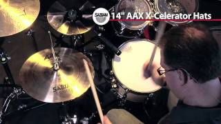 Sabian 14 AAX XCelerator Hats Hihat Cymbals [upl. by Joan]