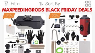 MAXPEEDINGRODS Diesel Heater Black Friday Discount [upl. by Acirrej]