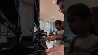 Punnagai Mannan Bgm piano duet by student and teacher composed by Isaignani Ilaiyaraaja [upl. by Eniksre857]