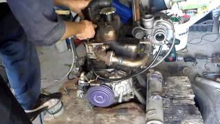 fiat 126 turbo engine test no1 [upl. by Quincey]