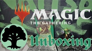 Magic The Gathering Zendikar Rising Green Theme Booster  Unboxing  21 [upl. by Francklyn694]