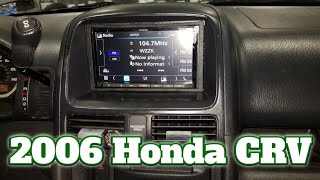 2006 Honda crv radio removal [upl. by Hamnet591]