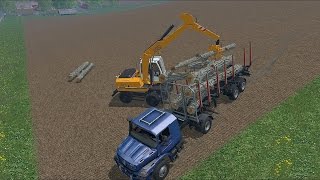 Farming Simulator 2015  Forestry on Bjornholm 022 [upl. by Matheson]