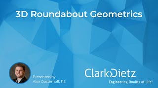 3D Roundabout Geometrics [upl. by Saltzman]