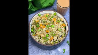 Quinoa Upma recipe Healthy breakfast with a twist [upl. by Anastice]