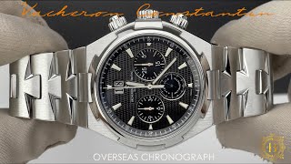 Vacheron Constantin Overseas Chronograph 42mm Black Dial 49150B01A9097 [upl. by Yekcir444]