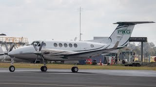 PLANESPOTTING at Archerfield Airport  Ft Beech King Air C425 SR20 and more [upl. by Maillliw]