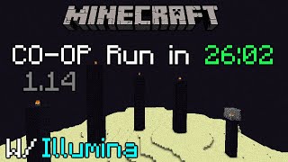 World Record Minecraft COOP Run in 2602 w IlluminaHD OLD [upl. by Hgiellek780]