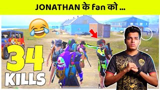 i did this to Jonathan fan  bgmi gameplay [upl. by Tirza487]