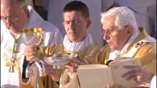 Pope Benedict XVI  Mass in Bellahouston Park Glasgow  Full video [upl. by Aleemaj552]